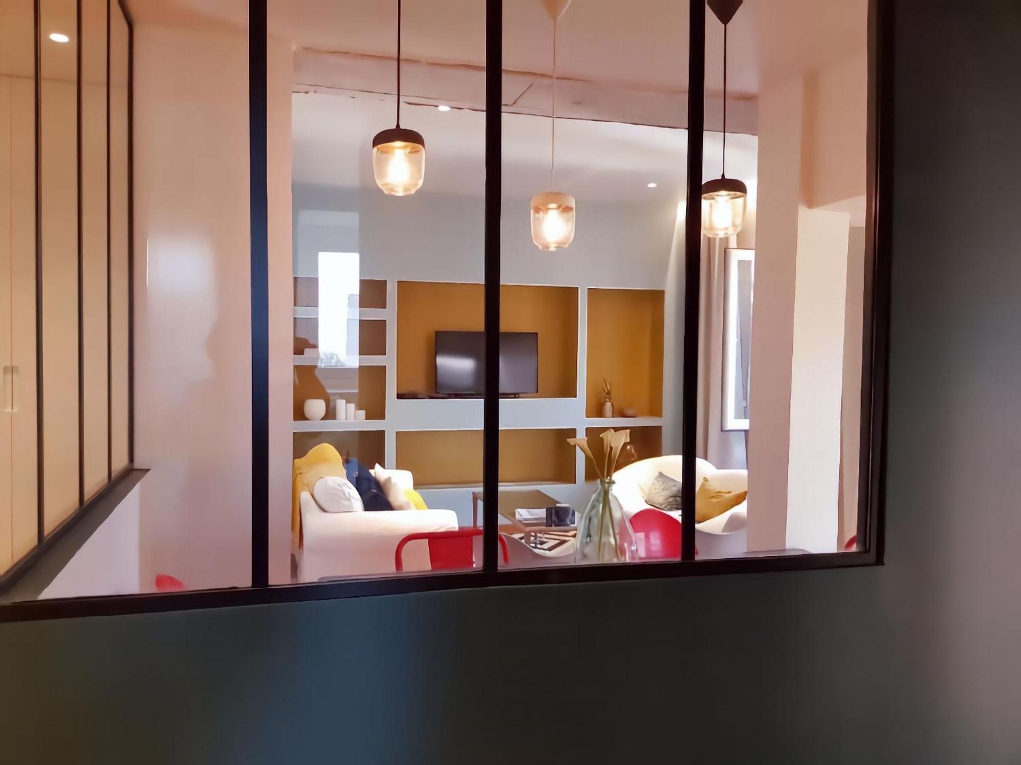 Appartement Design Rouen-Gare Avec Parking Prive Dış mekan fotoğraf